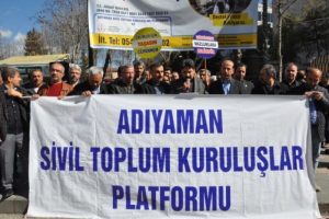 Adıyaman'da STK'lardan ter&ouml;re tepki