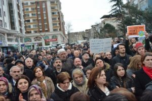 Bursa'da Cerattepe protestosu