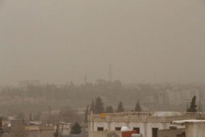 Nusaybin'de toz fırtınası