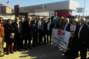 CHP İzmir İl Y&ouml;netimi'nin Silivri n&ouml;beti
