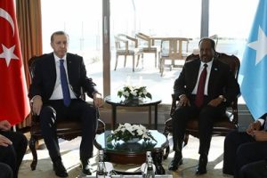 Erdoğan, Somali Cumhurbaşkanı Mahmud ile G&ouml;r&uuml;şt&uuml;