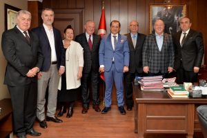 Bursa Emniyet M&uuml;d&uuml;rl&uuml;ğ&uuml;n&uuml; G&uuml;&ccedil;lendirme Derneği'nden İl Emniyet M&uuml;d&uuml;r&uuml; Yıldız'a ziyaret