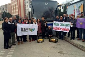 &Ccedil;anakkaleli &ccedil;evreciler Cerattepe i&ccedil;in yola &ccedil;ıktı