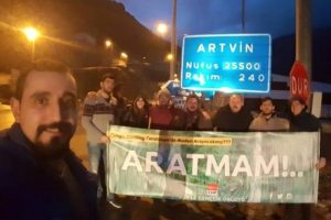 CHP Bursa gen&ccedil;liği, Artvin direnişine sessiz kalmadı