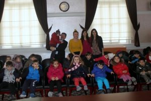 Bursa Yenişehir'de miniklerden Belediye'ye teftiş ziyareti