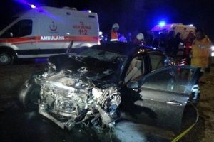 Bolu'da trafik kazası: 3 yaralı