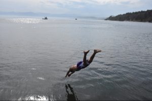 Şubat ayında deniz keyfi