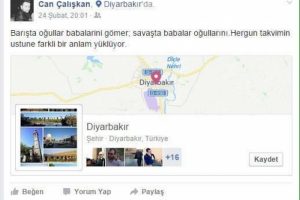 Şehidin y&uuml;rek yakan paylaşımı