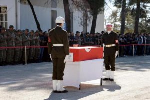 Sur şehidi astsubay t&ouml;renle memleketine uğurlandı