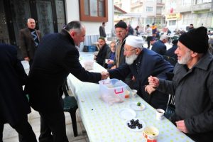 Bursa'da başkanla sabah namazı buluşması