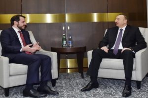 Albayrak, Azerbaycan Cumhurbaşkanı ile g&ouml;r&uuml;şt&uuml;