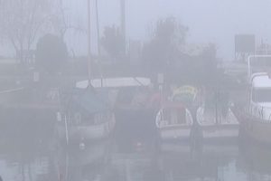 Derbiye giden taraftarlara sis engeli