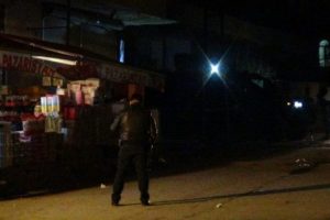 Polis ara&ccedil;larına silahlı saldırı