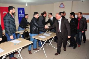 Bursa Orhangazi BUSMEK'te sertifika sevinci