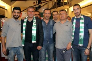 Bursasporlu futbolcu ve y&ouml;neticiler etkinlikte buluştu