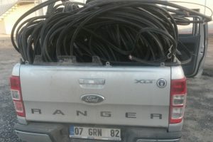 Bursa'da kablo hırsızlarına su&ccedil;&uuml;st&uuml;!