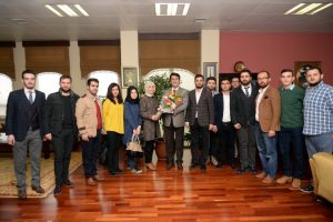 Bursa'da Ak Partili gen&ccedil;lerden D&uuml;ndar'a ziyaret