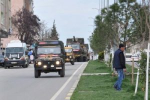 Suriye sınırına askeri sevkiyat