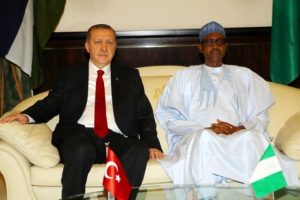 Erdoğan Buhari'yle g&ouml;r&uuml;şt&uuml;