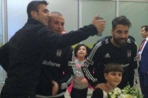 Beşiktaş'a coşkulu karşılama!