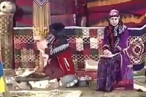 Televizyon programında korku dolu anlar
