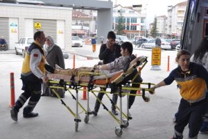 Bursa'da ava giderken kendini avladı!