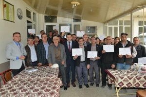 Bursa'da &ccedil;ift&ccedil;ilere sertifika