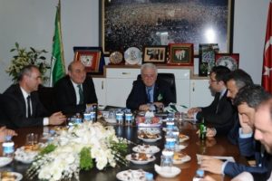 Halk Faktoring Bursaspor'u ziyaret etti
