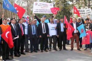Kayseri'de 'kiralık iş&ccedil;i' tepkisi