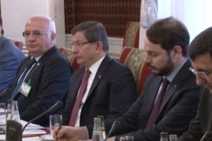 Davutoğlu heyetler arası g&ouml;r&uuml;şmeye başkanlık etti