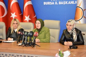 AK Parti Bursa İl Kadın Kolları G&ouml;kten: Kadının varlığını g&uuml;&ccedil;lendirecek adımları birlikte atacağı