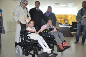 Bursa İneg&ouml;l'de engellilerin y&uuml;z&uuml; g&uuml;ld&uuml;