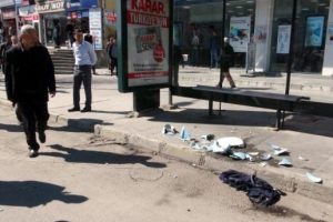 Erzincan'da ş&uuml;pheli poşetten klozet &ccedil;ıktı