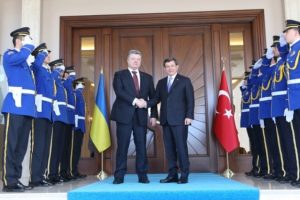 Ukrayna Devlet Başkanı K&ouml;şk'te