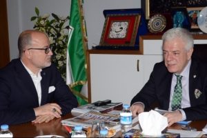 Ak Parti'den Bursaspor Başkanı Ali Ay'a ziyaret