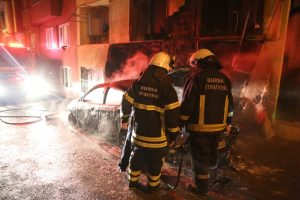 Bursa'da molotoflu saldırı!