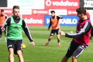 Beşiktaş, &Ccedil;aykur Rizespor ma&ccedil;ının taktiğini &ccedil;alıştı