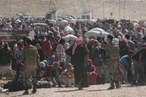 Akdoğan, T&uuml;rkiye'deki Suriyeli g&ouml;&ccedil;men sayısını a&ccedil;ıkladı