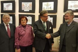 Paris'te m&uuml;lteci karikat&uuml;r sergisi