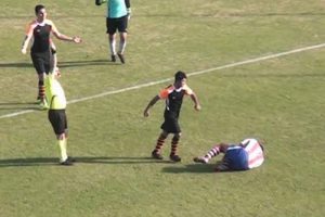 Rakibine tekme atan futbolcuya dava a&ccedil;ıldı