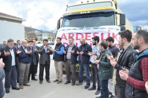 Bursa İneg&ouml;l'den Suriye'ye yardım eli