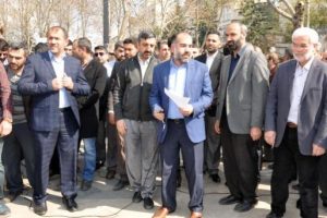 Adıyaman'da karikat&uuml;r protestosu