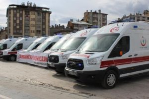 Sağlık Bakanlığı Sivas'a 12 ambulans g&ouml;nderdi