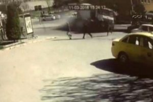 2 kişinin &ouml;ld&uuml;ğ&uuml; beton mikseri kazası kamerada