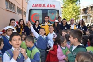 Bursa'da "Minik 112 Projesi" &ccedil;alışmaları