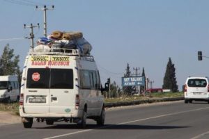 Operasyon hazırlığının s&uuml;rd&uuml;ğ&uuml; Nusaybin'den g&ouml;&ccedil; başladı