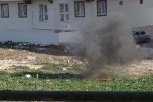 Kilis'e d&uuml;şen patlamamış roket mermisi imha edildi