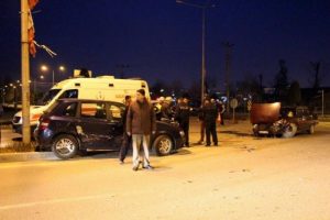 Bolu'da trafik kazası: 1 yaralı