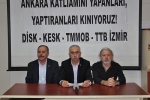 İzmir'de saldırıya kınama, kaosa protesto