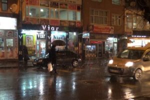 Kars'ta kar yağışı